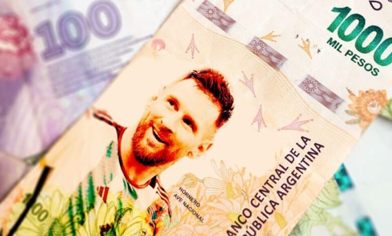 حقيقة وضع صورة ميسي على عملة 1000 بيزو ارجنتيني