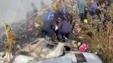 فيديو لحظة سقوط طائرة نيبال