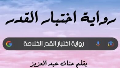 رواية اختبار القدر الفصل الثاني 2 بقلم حنان عبدالعزيز