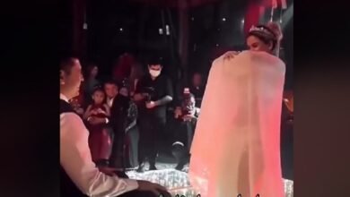 فيديو العروسه ببدله الرقص